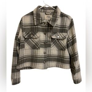Ashley cropped plaid jacket